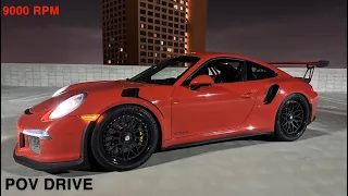 Porsche 911 GT3 RS (POV) Night Drive