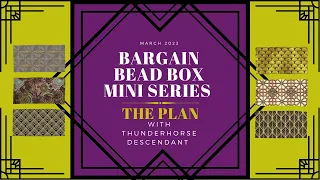 The Plan: March 2023 Bargain Bead Box Mini Series with Thunderhorse Descendant