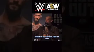 CM Punk on WWE vs AEW #wwe #aew #nxt #cmpunk