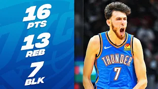 Chet Holmgren Breaks OKC Rookie Block Record! | October 27, 2023