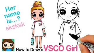 How to Draw a Tumblr VSCO Cute Girl