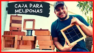 Como hacer Colmena INPA para ABEJAS MELIPONAS (📏Medidas) ✔️ Curso de Meliponicultura #002