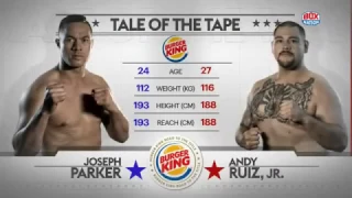 Joseph Parker Vs Andy Ruiz Jr (12.10.2016) Full Fight