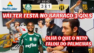 Reações do NETO - Palmeiras 3x1 Guarani Libertadores