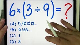 🤯 MATEMÁTICA BÁSICA DESBUGADA 6×(3÷9) = ??? Expressão numérica bugante! Você consegue?