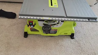 Unboxing Ryobi 8 1/4" Table Saw from Home Depot