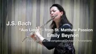 J.S. Bach - 'Aus Liebe' aria from St. Matthew Passion demonstrated by Emily Beynon