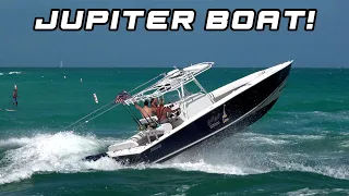 Jupiter boat going out!