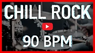 Chill Rock Groove Drum Track 90 BPM Chill Drum Beat (HQ,HD)