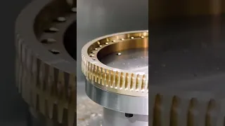 Amazing worm wheel machining process!