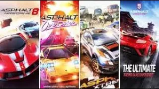 Evolution of Asphalt Games - Asphalt 1 to Asphalt 9 : Legends | Asphalt Mobile Games 2004-2021