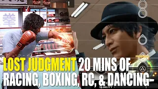 Lost Judgment - 20 minutes of street racing, boxing, RC, & dancing gameplay