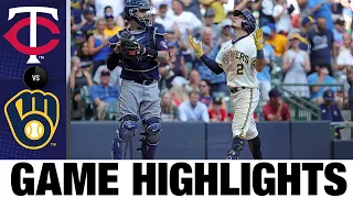 Twins vs. Brewers Game Highlights (7/27/22) | MLB Highlights