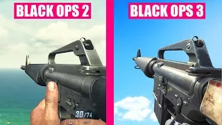 Call of Duty Black Ops 2 vs Call of Duty Black Ops 3 - Weapons Comparison