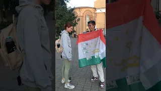 Купят ли Девушки Флаг Таджикистана? Проверка на Щедрость #shorts