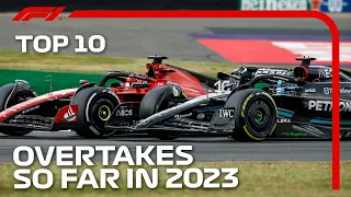 Top 10 Overtakes Of 2023... So Far!