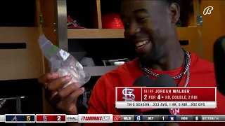 Jordan Walker: Hitting first home run against Braves was 'pretty surreal feeling'