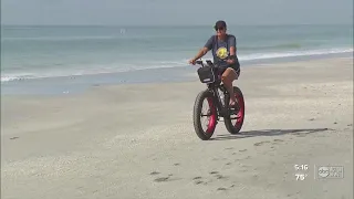 Cracking down on electric bikes, scooters on the beach