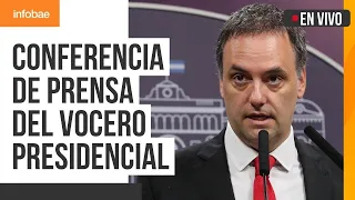 Conferencia de prensa del vocero presidencial, Manuel Adorni (3/06/2024)