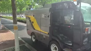Small Electric Road Sweeper in Action: See Its Amazing Features!