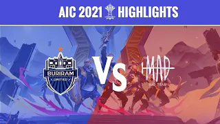 Highlights: Buriram United Esports vs MAD Team | AIC 2021 Group Stage Day 3