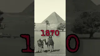 Evolution of pyramid in Giza 2023 600 #shorts #history #evolution #new  #egypt #pyramid  #old vs new