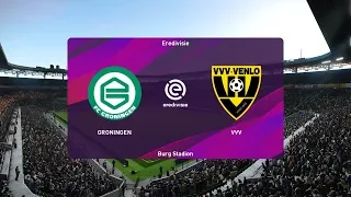 PES 2020 | Groningen vs VVV Venlo - Eredivisie | 22/02/2020 | 1080p 60FPS