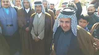 عراضة قبيلة الجراح برئاسة الشيخ محمد عبدالامير ال مجهول في فاتحة ال زوين