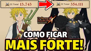 COMO FICAR MAIS FORTE NO JOGO! AUMENTE SUA CLASSE DE COMBATE! - The Seven Deadly Sins Grand Cross