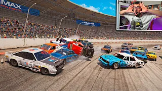 QUE PASA SI METES 25 COCHES EN UN OVALO ? 😂 | Wreckfest