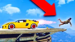 I LAUNCHED HIM OFF THE MAZE BANK! *HILARIOUS!* | GTA 5 THUG LIFE #172