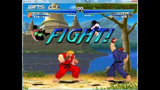 Xidro and Spatial Street fighter vs Mortal kombat Mugen