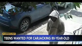 3 teenagers wanted in armed carjacking of 80-year-old