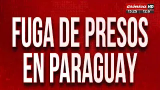 Masiva fuga de presos peligrosos en Paraguay: temen que puedan cruzar a la Argentina