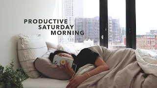 Productive Saturday Morning Routine | Silent Vlog *relaxing*