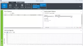 How to launch an instrument in OpenLab CDS