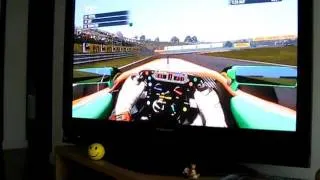 F1 2011 Budapest Hungary Race Cockpit View PS3