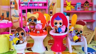 CLOSED THE KIDS IN KINDERGARTEN FOR 24 HOURS! Dolls LOL LOL surprise cartoons collection Darinelka