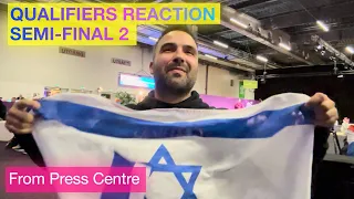 Eurovision 2024: Semi-final 2 Qualifiers | Reaction from Press Centre