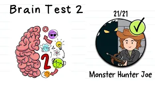 Brain test 2 | Monster hunter Joe all levels 1 - 21