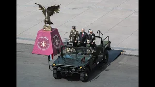 Desfile Cívico Militar, desde la Ciudad de México.