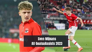 Sven Mijnans || All goals & Assists 2023 • AZ Alkmaar