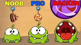 NOOB vs PRO vs HACKER in Cut The Rope