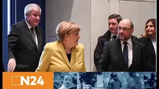 Letzte Chance für Merkel und Schulz: GroKo-Sondierungen beginnen unter extrem großen Druck