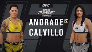 UFC 4 Gameplay Jessica Andrade vs Cynthia Calvillo