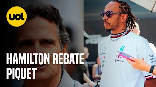Hamilton REBATE declarações RACISTAS de Nelson Piquet