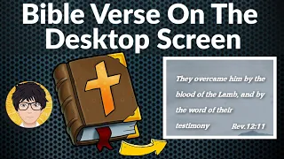 Bible Verse On Desktop | Bible quotes 💻⚙️🐞