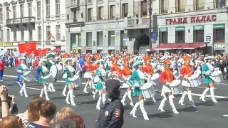 DRUM Fest at St.Petersburg 2018 (record: 806 drummer at synchronous playing)