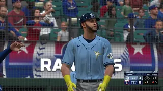 MLB The Show 23 Gameplay: Tampa Bay Rays vs Texas Rangers - (PS5) [4K60FPS]