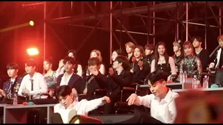 [FANCAM] 190106 TWICE Reacting To BTS "Idol" At The 33rd Golden Disc Awards (Day 2)